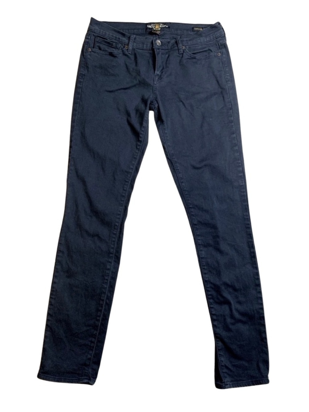 Lucky Brand Charlie Skinny Navy Blue Jeans Size 8 or 29 Women